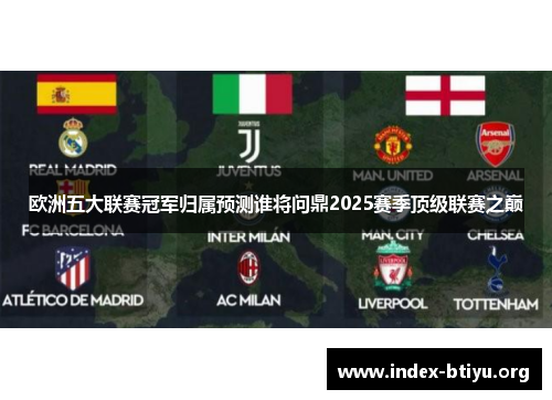 欧洲五大联赛冠军归属预测谁将问鼎2025赛季顶级联赛之巅