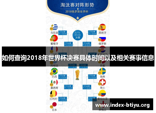 如何查询2018年世界杯决赛具体时间以及相关赛事信息