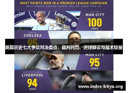 英超历史七大争议对决盘点：裁判判罚、进球疑云与战术较量