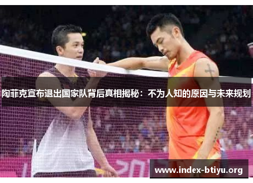 陶菲克宣布退出国家队背后真相揭秘:不为人知的原因与未来规划 陶菲克宣布退出国家队背后真相揭秘:不为人知的原因与未来规划